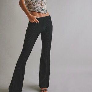 NEW Free People Penny Pull-On Velvet Flare Pant